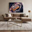 «Music Kalimba», art mural sur toile mauve-129184431