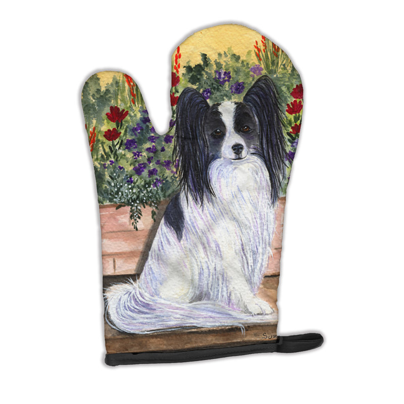 Caroline's Treasures Papillon Polyester Oven Mitt