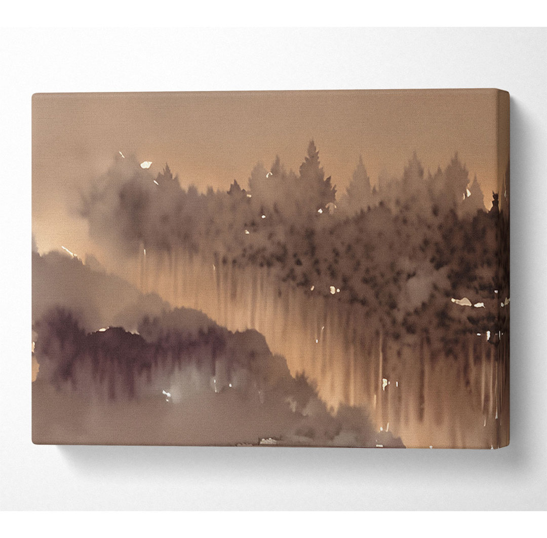 New York Fog - Kunstdrucke auf Leinwand - Wrapped Canvas