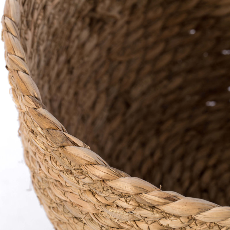 Panier en osier, H 7,5 po x l 11,58 po x P 11,5 po
