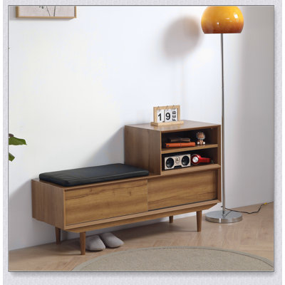 BANC ANTIQUE HALLWAY BANC EN CHÊNE Banc simple au design simple, confortable et durable