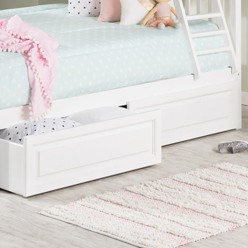 Kimbro Underbed Storage Drawers, White