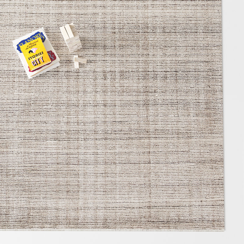 Matias Indoor Rug, Rectangle 9' x 12', Brown/Cream