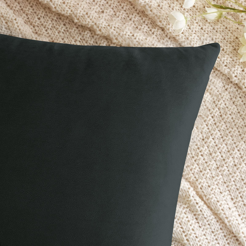 Balmers Square Cushion Cover, Black
