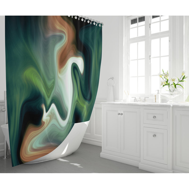 Airon Shower Curtain, 83" H x 70" W