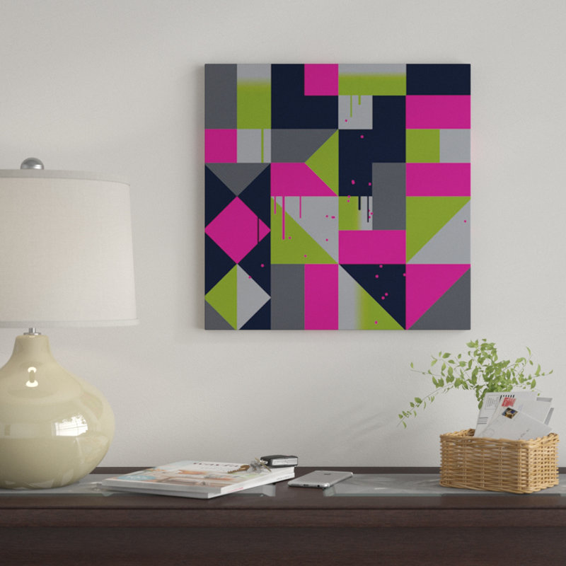 « 80 », impression sur toile, H 18 po x l 18 po x P 1,5 po, Pas de tapis, Toile tendue