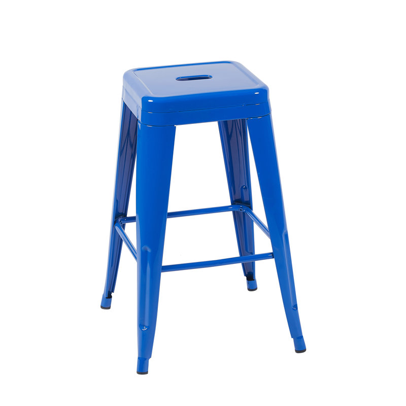Tabouret à hauteur de comptoir 24 po, Bleu, Tabouret de comptoir (siège d’une hauteur de 24