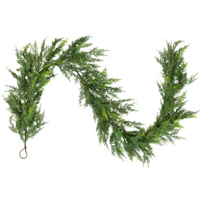 Guirlande de Noël artificielle en pin Norfolk, 6 pi x 10 po, non éclairée