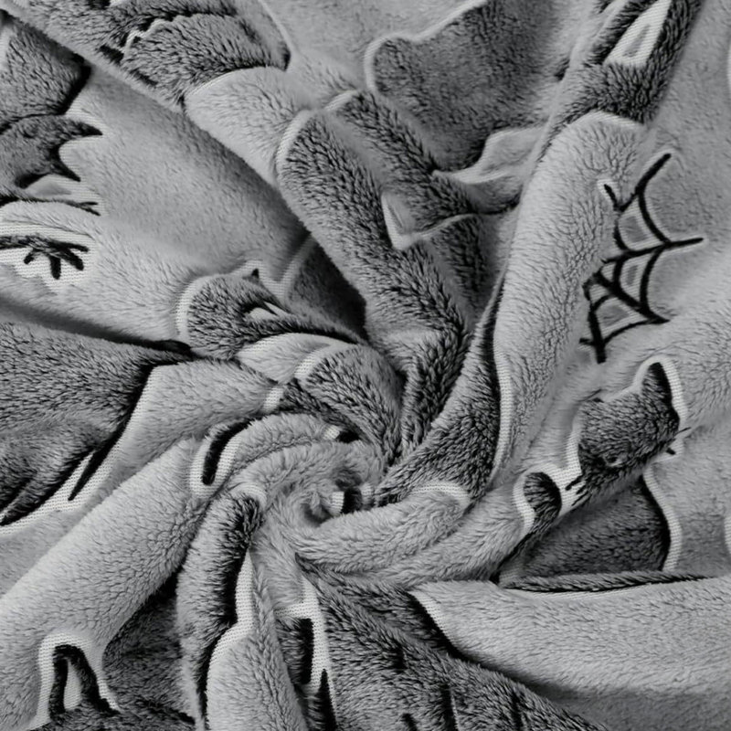 Couverture d'Halloween couverture à motifs fantôme 27,6 x 39,4 po