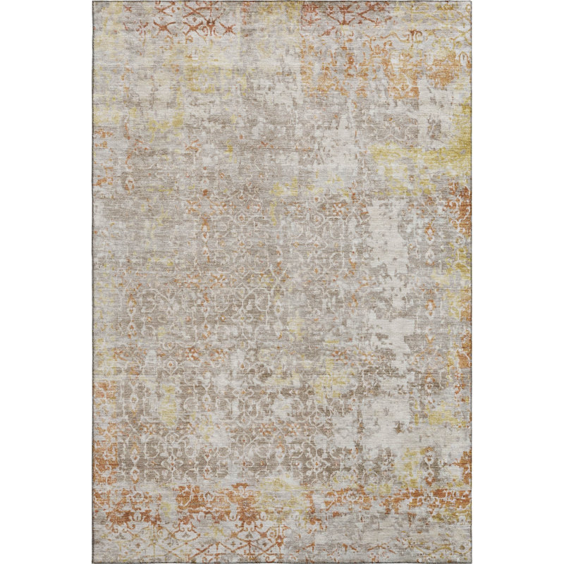 Premium Machine Washable Lubbers AMF1752 Lattice Rug, Rectangle 2'6" x 3'10"
