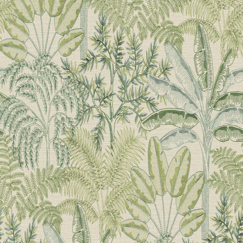 Intrigue 32.8cm x 52cm Textured Matte Wallpaper Roll, Spring