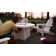 Classic Folding Adirondack 6-Piece Conversation Set with Fire Pit Table