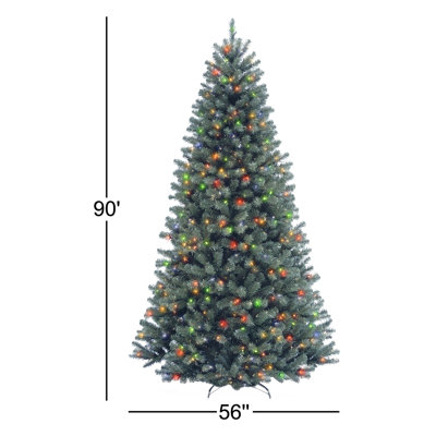 90' Lighted Christmas Tree