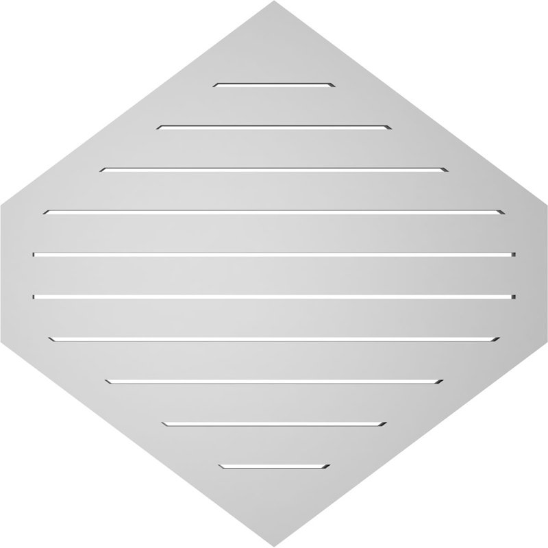 Pente verticale verticale en uréthane 9 pi, H 1,5 po x l 34 po x L 34 po