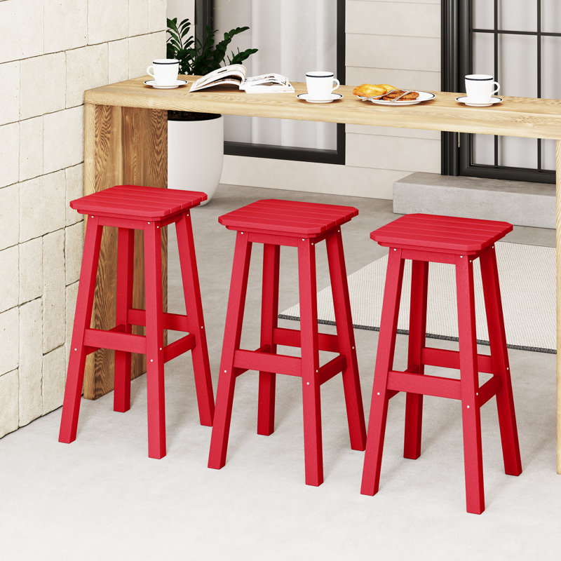 Tabouret de bar 29 po Laguna, Rouge