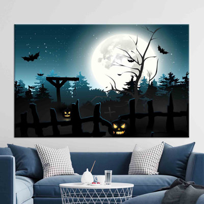 Spooky Halloween Night Landscape 3D Wall Art Gift Perfect for Home Decor and Enhancing Your Space with Scary Aesthetics