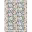 Tapis gris anthracite multicolore 4 pi x 6 pi Nourison Botanical Washables-1140244364-1140428529