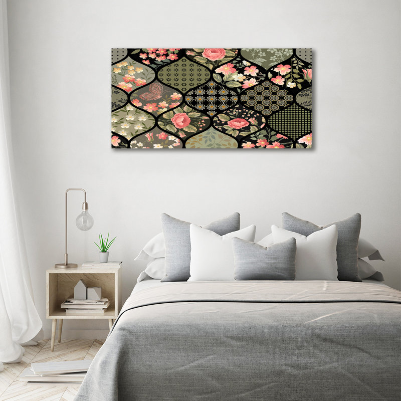 Floral Pattern - Wrapped Canvas Print