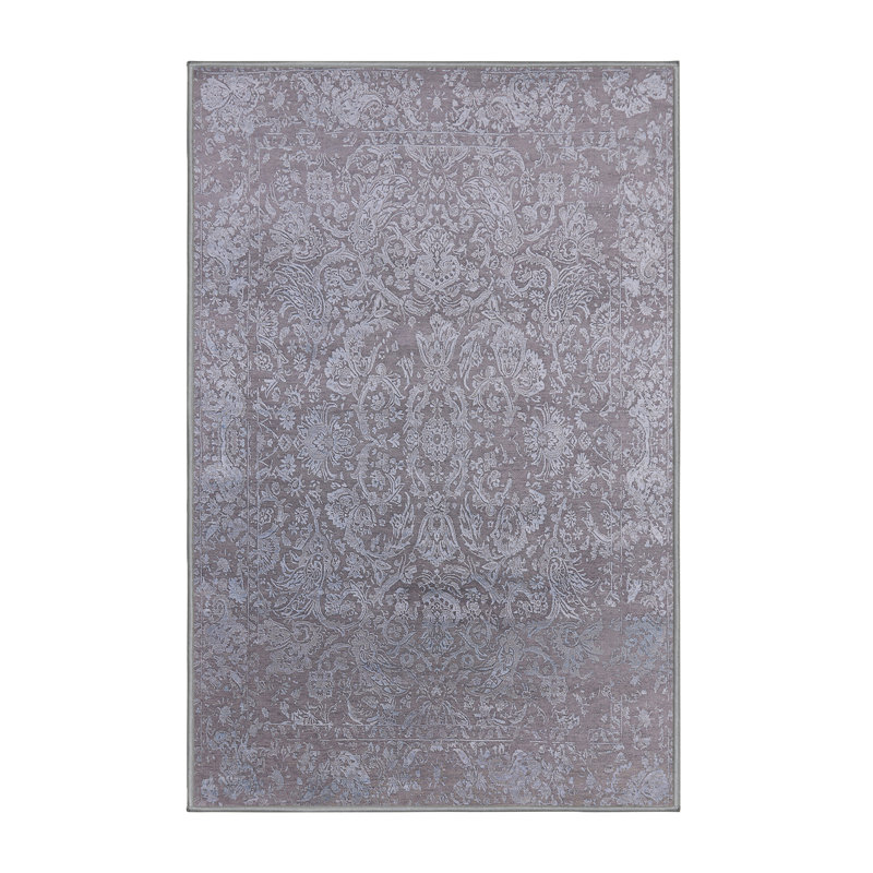 Hulett Floral Indoor Rug, Rectangle 6' x 9'