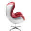 Fauteuil d'appoint pivotant en cuir Mosher-1816203555