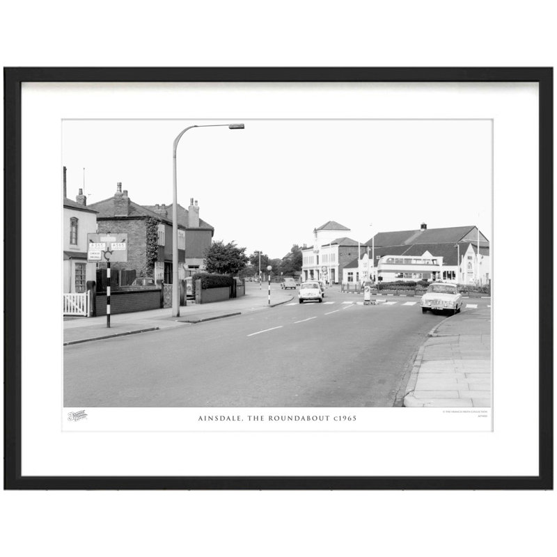 Ainsdale, The Roundabout C1965 by Francis Frith - Single Picture Frame Print, 28cm H x 36cm W x 2.3cm D