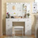 Cotati Vanity Set with 7 Large Drawers and Outlets