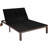 Eckford Outdoor PE Rattan, Steel Chaise Lounge - 2-Person-1249259120