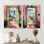 «Italian Summer Window Scenery», ensemble de 2 impressions murales nautiques en métal