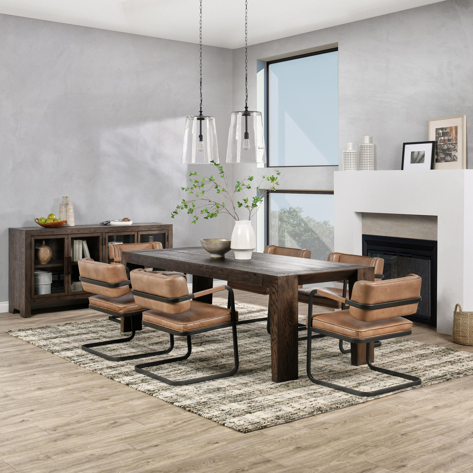 Witherbee 89" Solid Wood Dining Table
