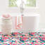 Dreamy Daisies Multi Machine Washable Rug-1765049080