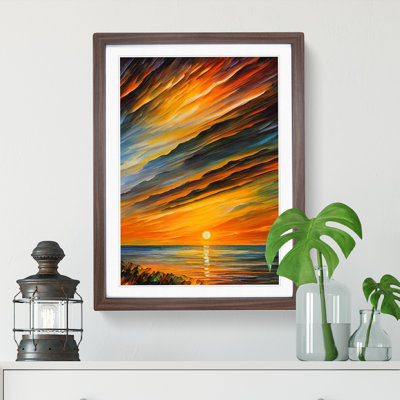 Ocean Sunrise No.1 - Framed Print