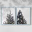Arbre de Noël disco I - impression encadrée de qualité supérieure - prêt à être accroché - aucun clou requis - aucun clou requis-695637082-695637084