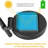 Low Voltage Solar Powered Integrated LED Metal Pathway Light