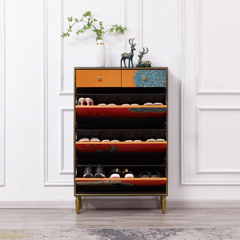 Rangement à chaussures peint de luxe