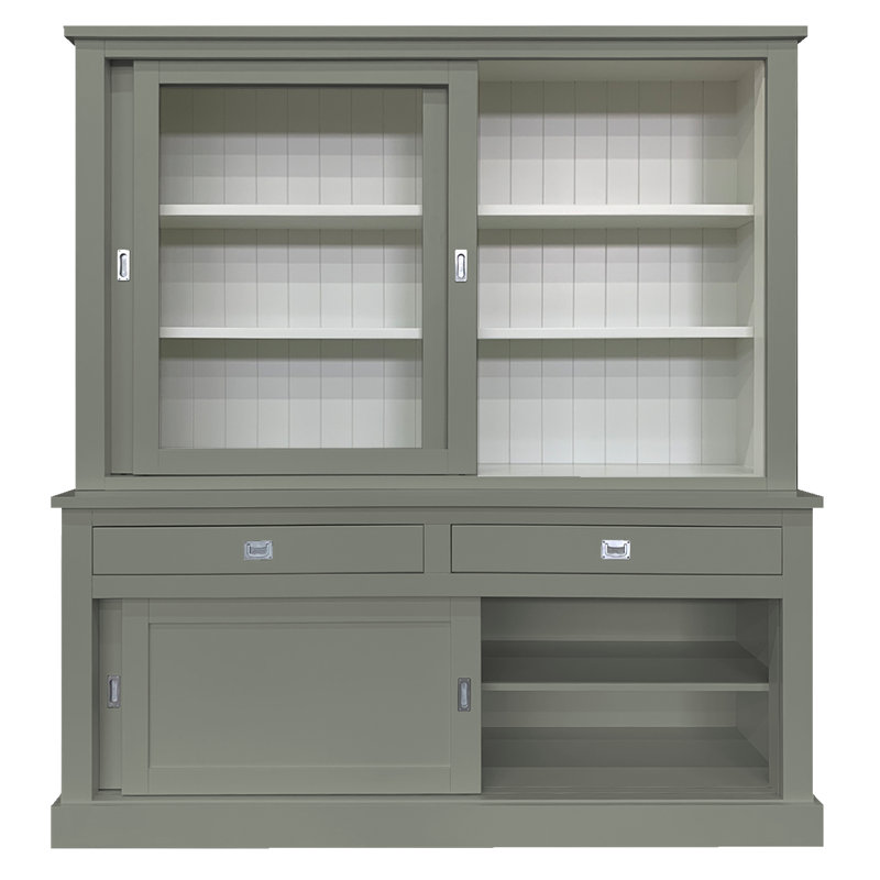 Antione Display Cabinet, Concrete Grey 