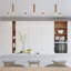 Solid Wood Flush Mounted Sconce