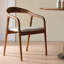 Chaises de salle à manger rétro simples en bois de frêne-108177430