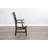 Chelo 20'' H Linen Upholstered Mahogany Armchair-1564725078-1564725079