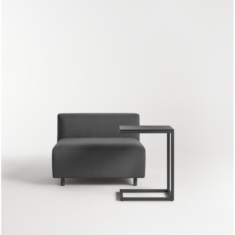 Skiff Outdoor Side Table, Carbon
