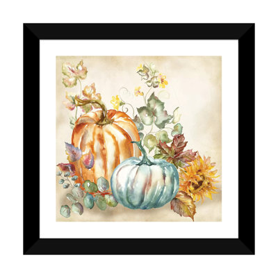 " Watercolor Harvest Pumpkin I " by Tre Sorelle Studios