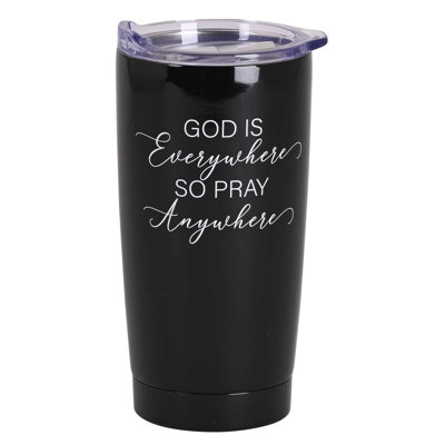 Verre à vin God Is Everywhere noir 20 oz