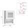 Armoire murale Swarup avec trois tablettes