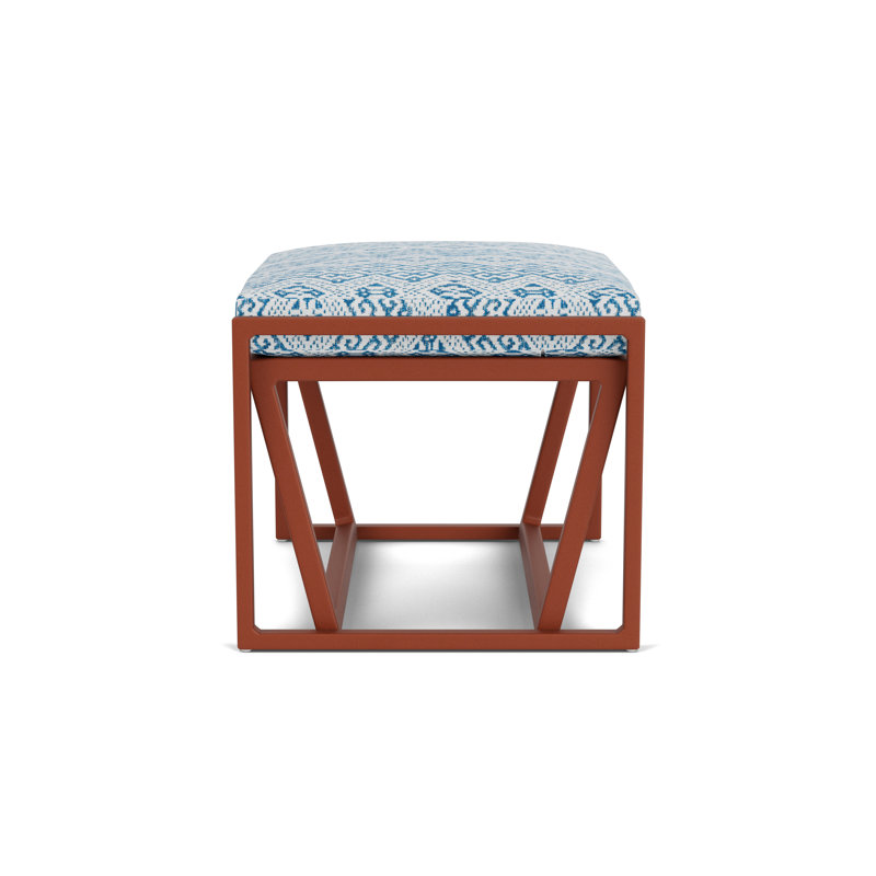 Summit Outdoor Ottoman, French Beige, Aman Capri