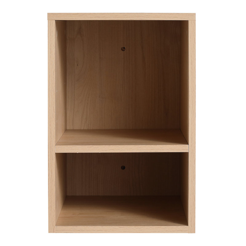 12" Small Wall Mounted Shelf For Various Rooms - Oak, Plywood, Modern 12-Inch Shelving For Many Locations Robust Style