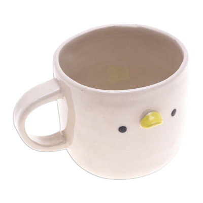 Trinx Handmade Duck Morning Ceramic Mug