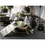 RUSTY 16 Piece Bone China Dinnerware Set, Service for 4