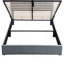 Grand lit plateforme tapissier avec système de rangement hydraulique - gris-1702818210-1702818215