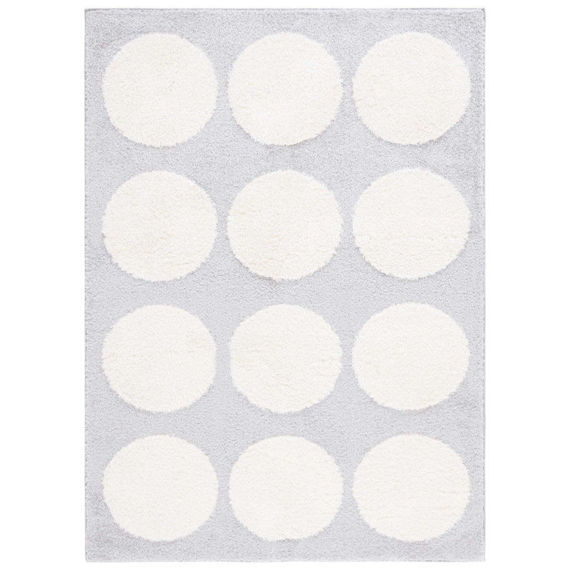 Norway Performance Polka Dots Rug, Rectangle 4' x 6'