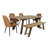 Shawnta 6 - Person Solid Wood Top Four Leg Dining Set-97560966