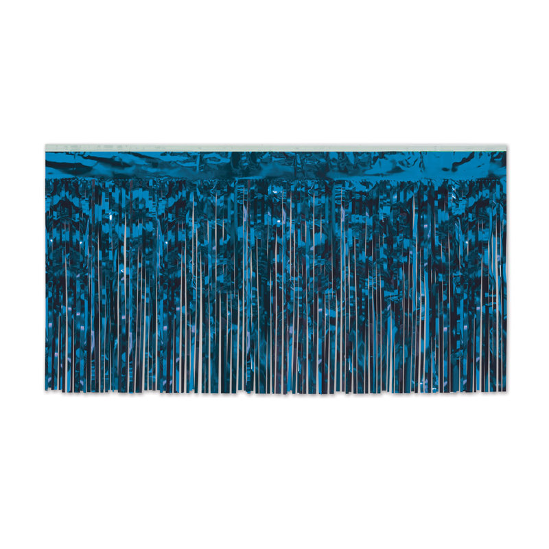 General Occasion Rectangular Table Skirting, Blue
